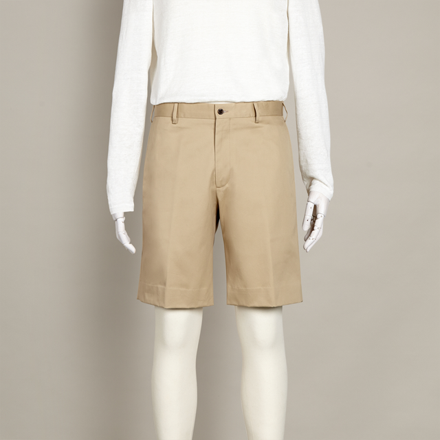 Cotton Beach Shorts In Stone