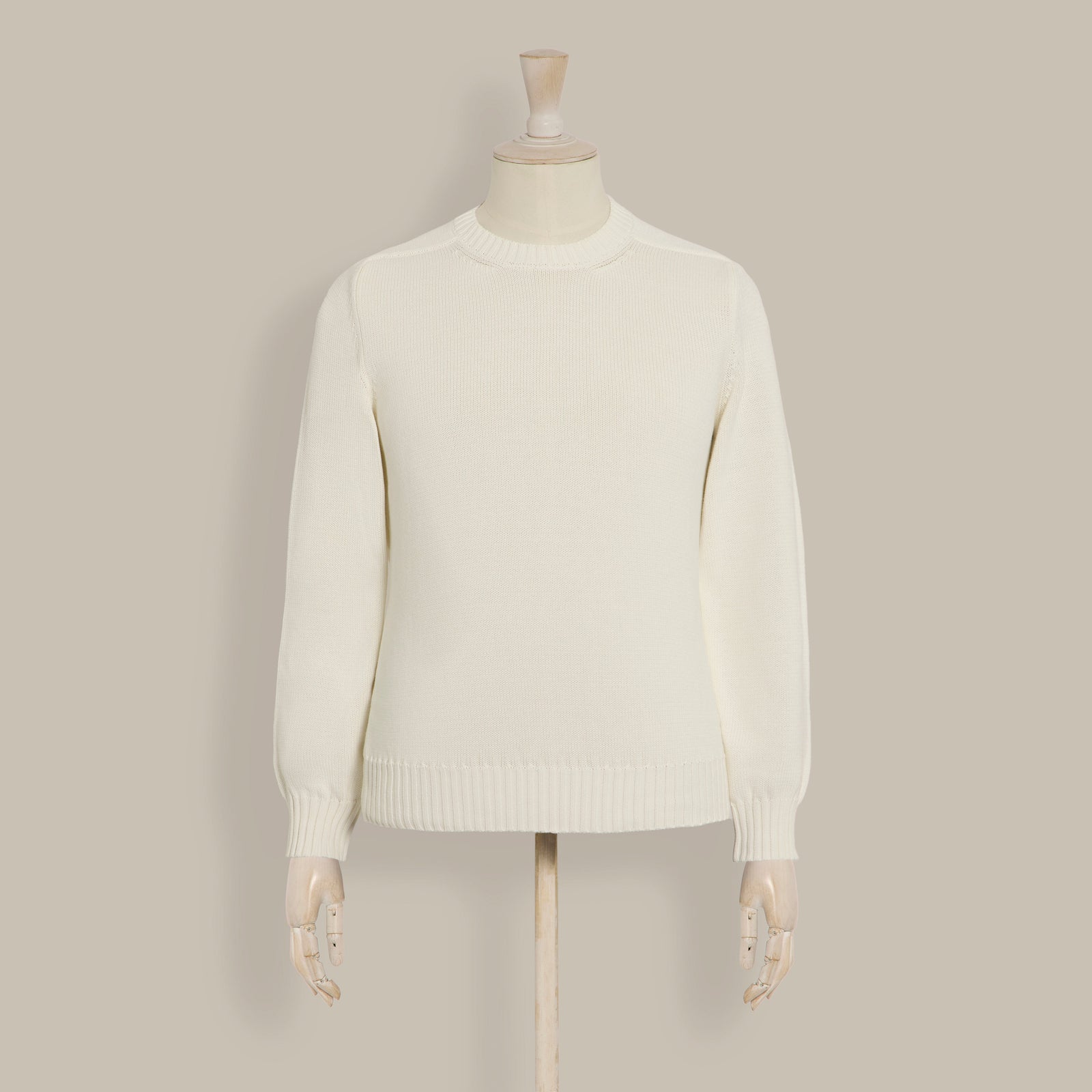 Cotton Crew Neck Sweater In