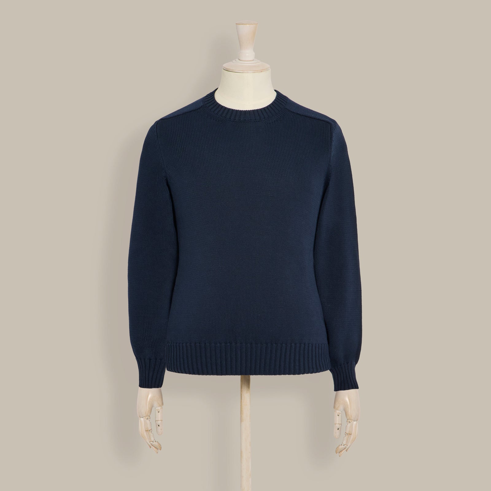 Cotton Crew Neck Sweater In