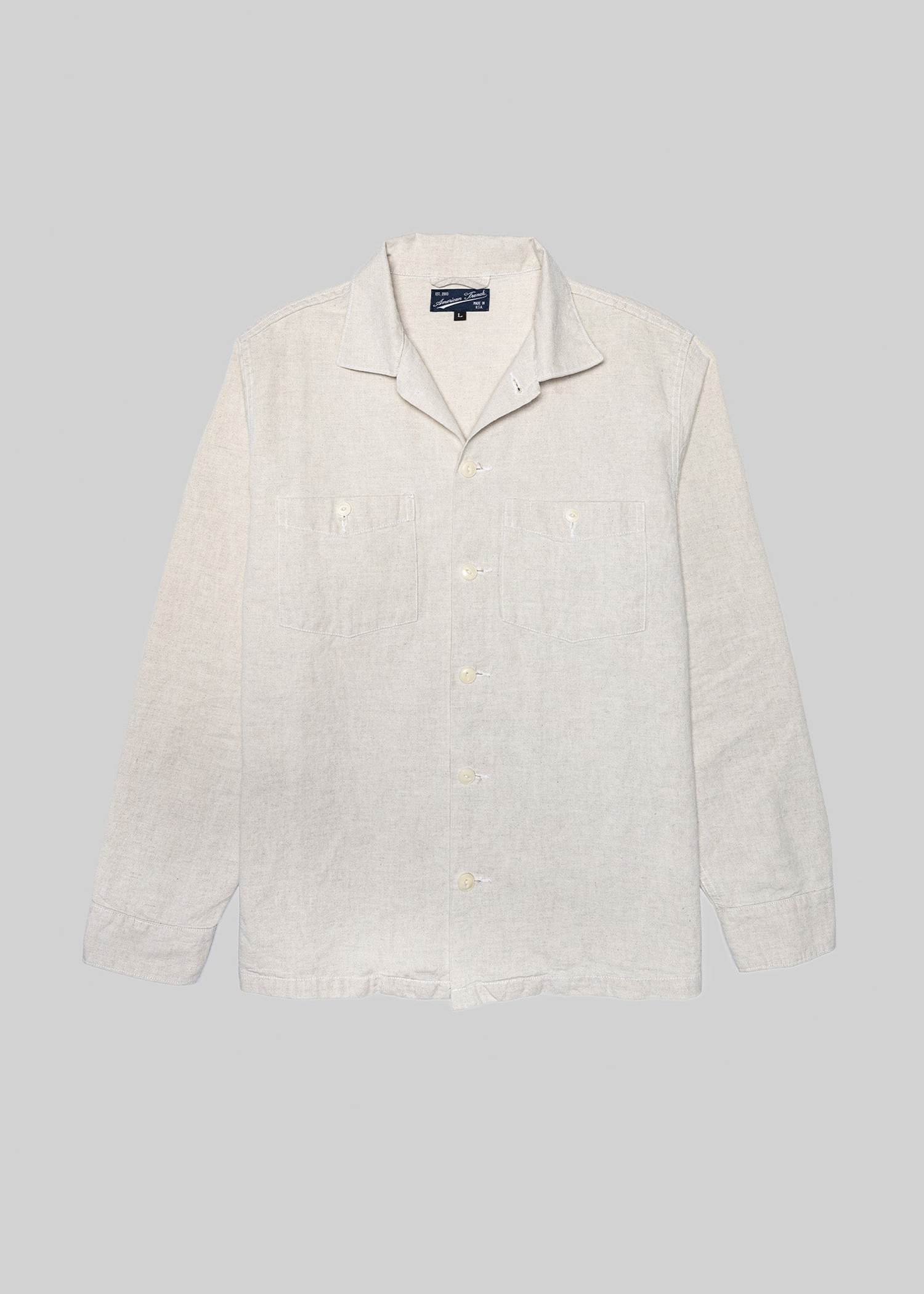 Cotton Linen Chambray Shirt