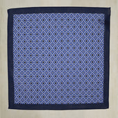 Cotton Mosaic Pocket Square In