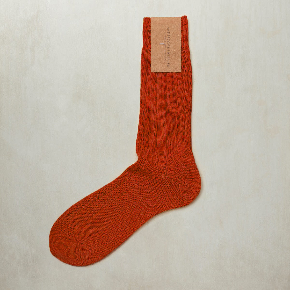 Cotton Ribbed Socks In