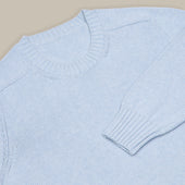 Cotton Crew Neck Sweater In Light