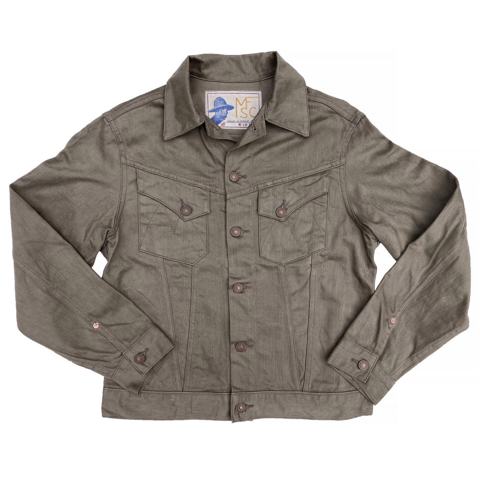 Cowboy Jacket Mocha Sateen