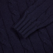 Superfine Lambswool Cricket Sweater In Burgundy And Olive
