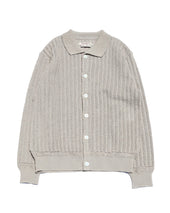 Crochet Polo Cardigan