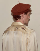 Crochet Beret Tobacco
