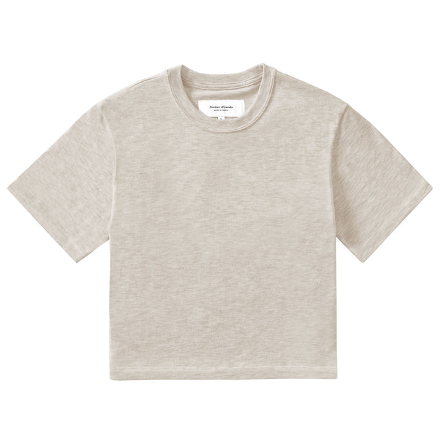 Monday Crop Top Oatmeal