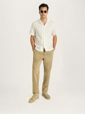 The Lido Stripe Cuban Collar Shirt Linen