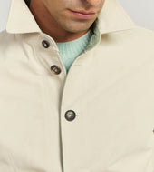 Light Suede Coat Beige