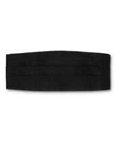 Black Dupion Silk Cummerbund