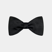 Black Self-tie Bow Tie