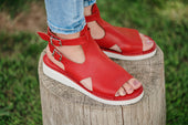 D032 Red Sandals