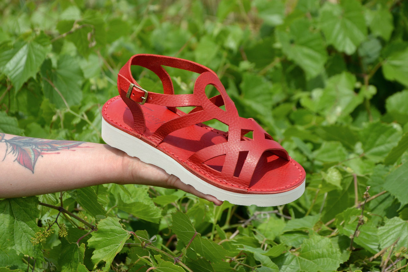 D182 Red Sandals