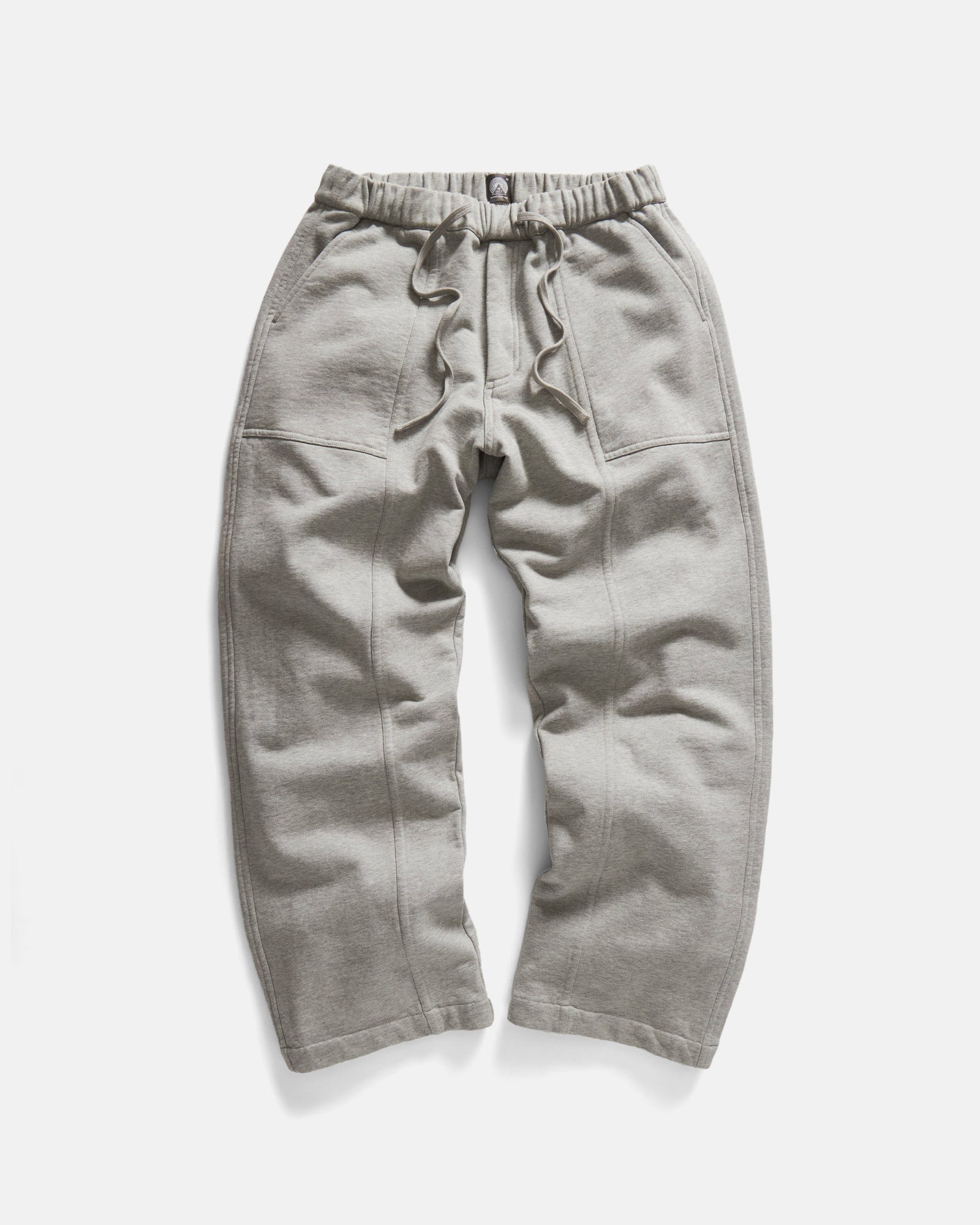 Roy Baker Sweatpant Gym Heather All Cotton Loopback Terry Fleece