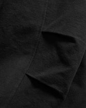 ASYMMETRIC WEP FLIGHT JACKET - BLACK HANDSPUN COTTON CANVAS