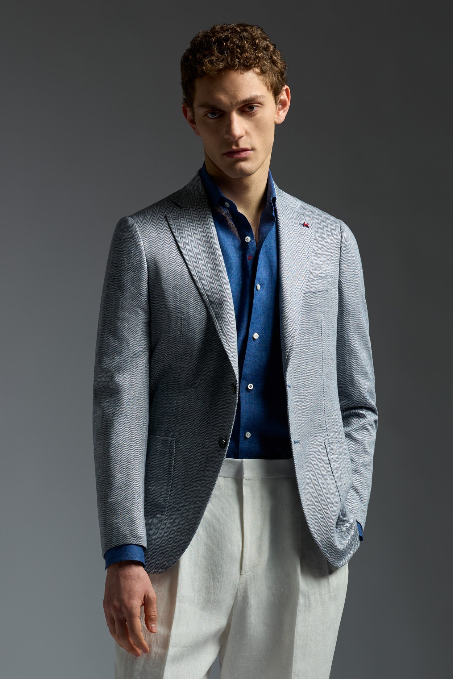 Linen and Cotton Domenico Blazer