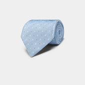 Light Blue Graphic Tie