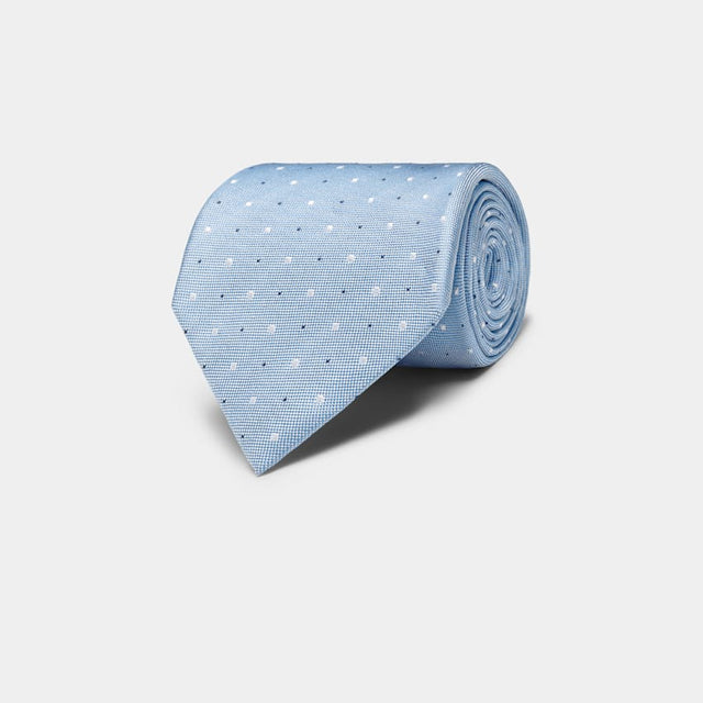 Light Blue Graphic Tie