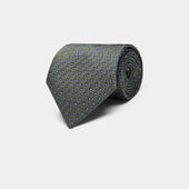 Green Flower Tie