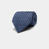 Blue Flower Tie