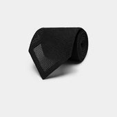 Navy Grenadine Tie