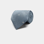 Light Blue Flower Tie