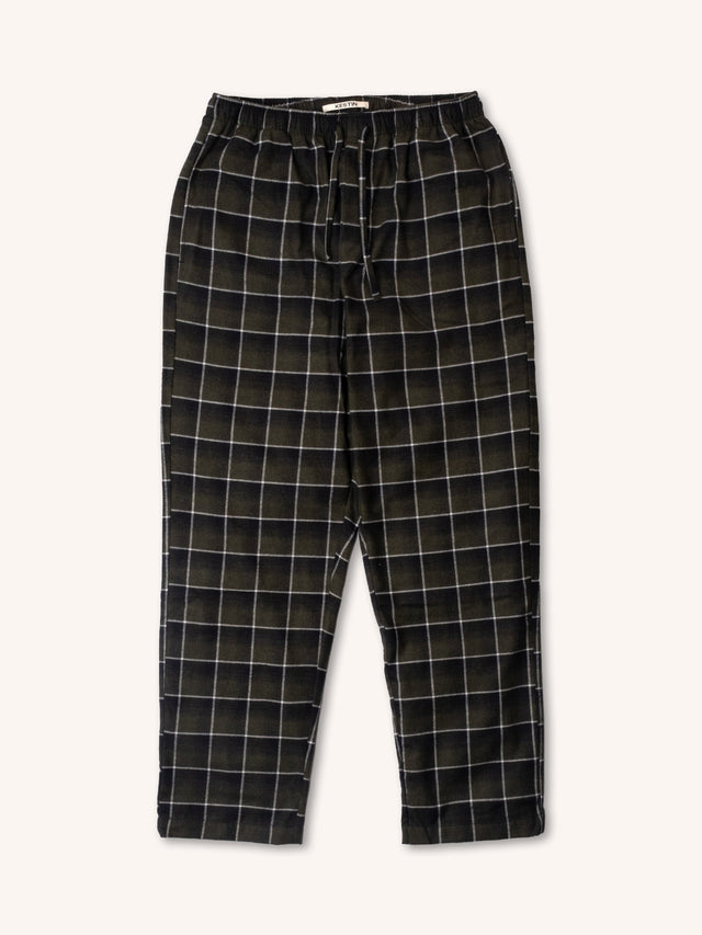 Birnam Pyjama Pant in Green Check