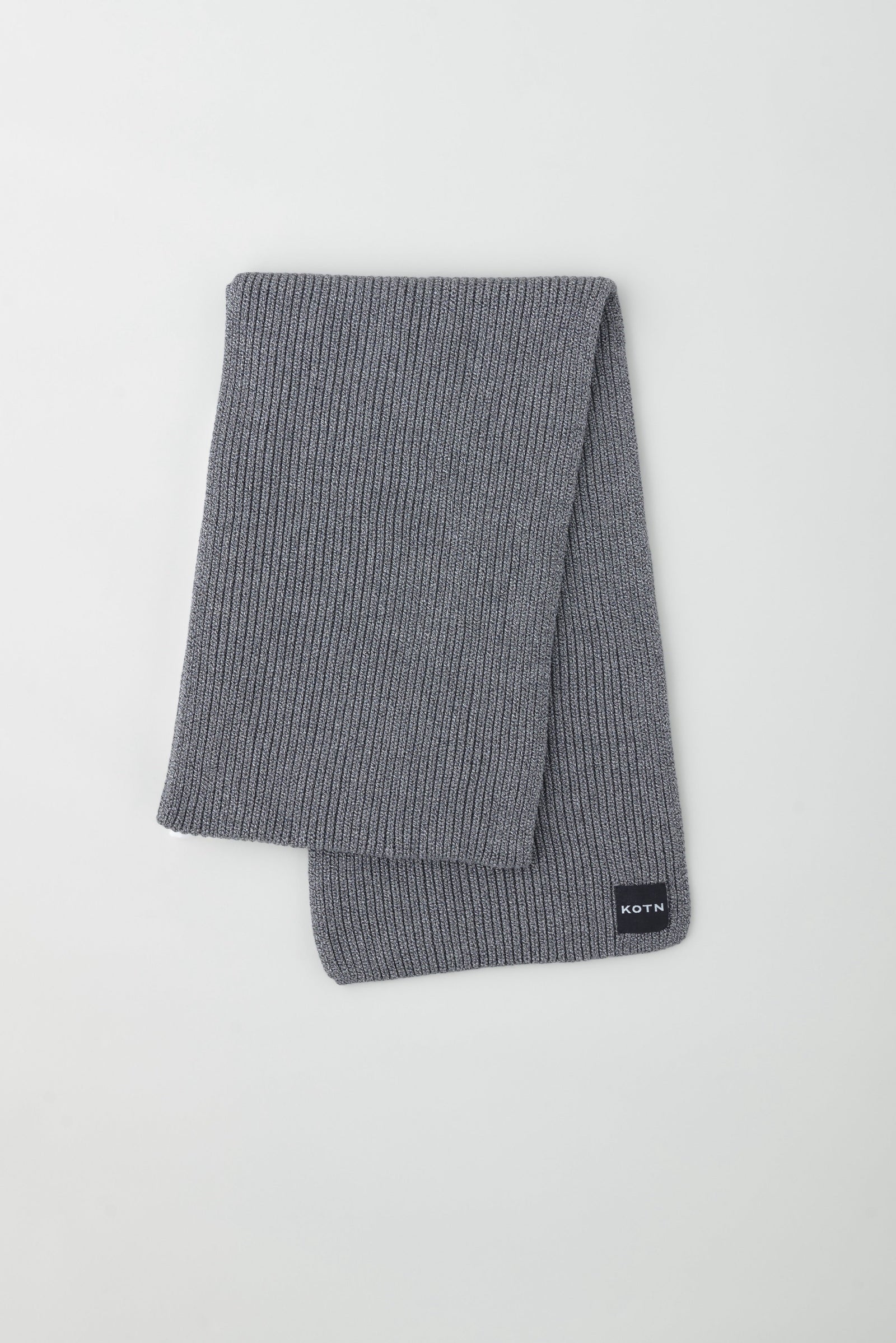 Dafa Scarf in Black Melange