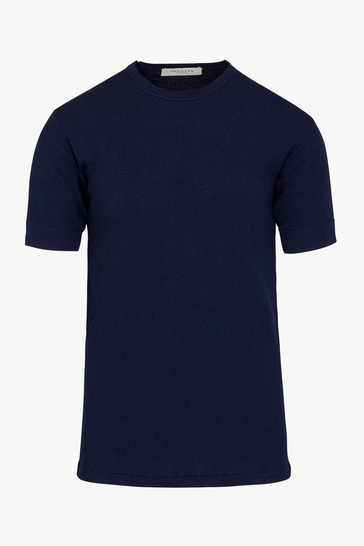 Dardo Unisex T Shirt In Ribbed Wool Knit