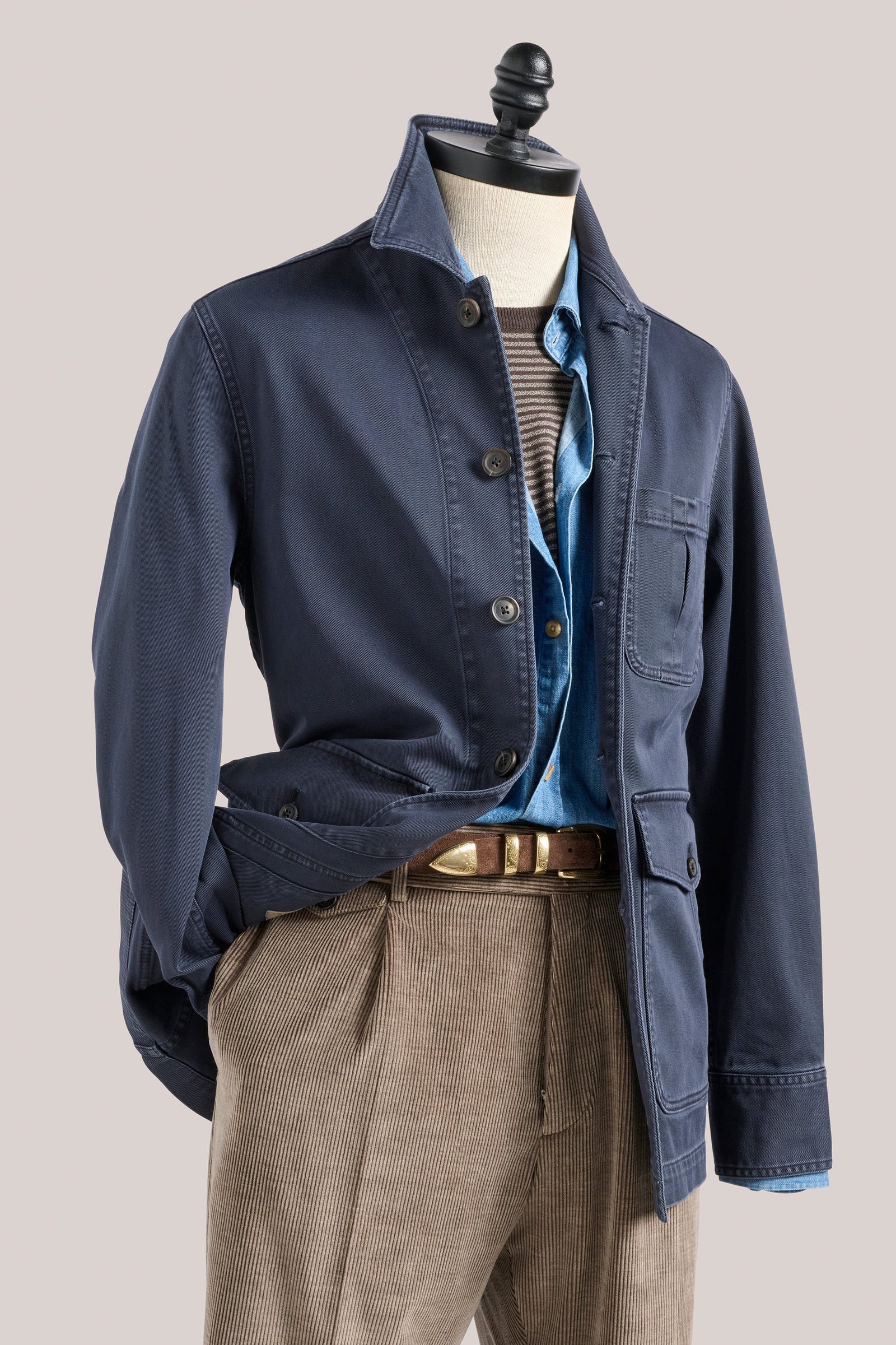 Fitzroy Chore Jacket Cotton Navy