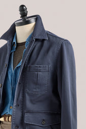 Fitzroy Chore Jacket Cotton Navy