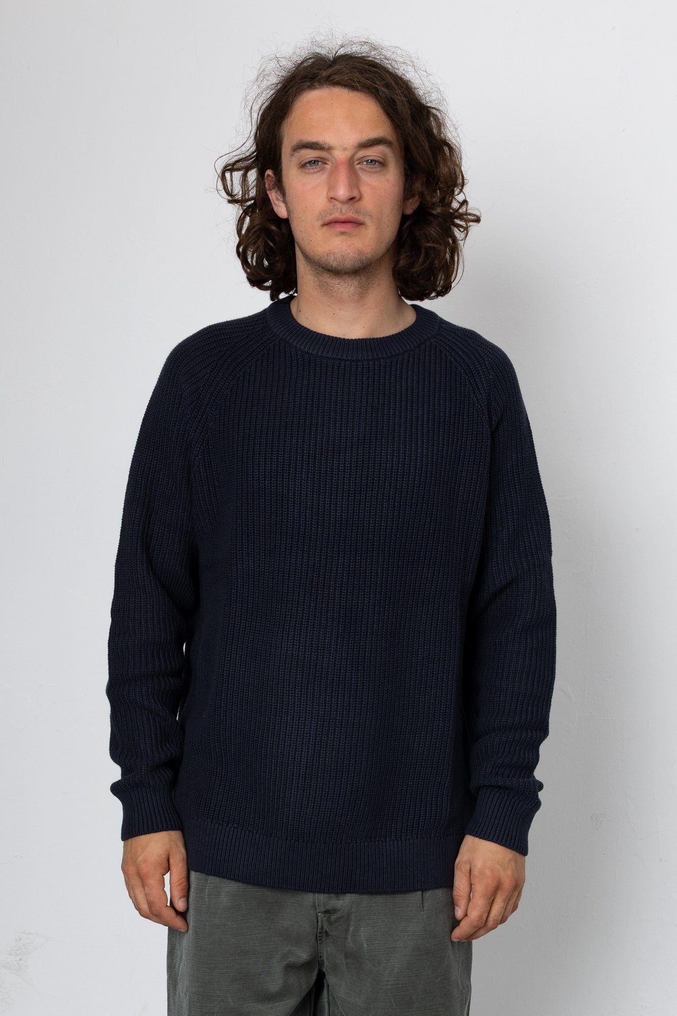 Hayley Raglan Crew - Dark Midnight