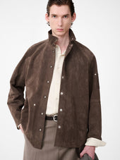 Men S Dash Suede Jacket In Grey
