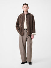 Men S Dash Suede Jacket In Grey