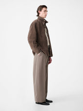 Men S Dash Suede Jacket In Grey
