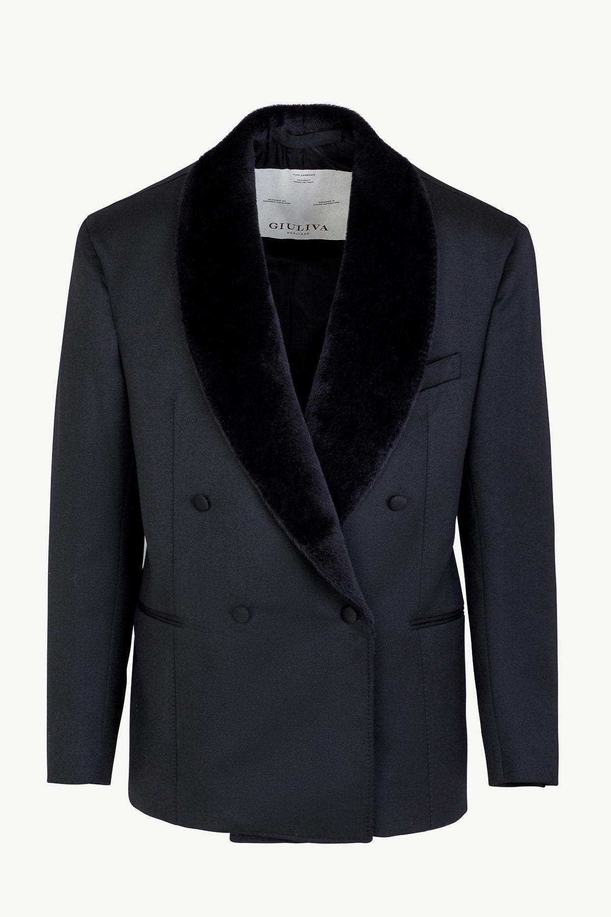 David Blazer In Wool And Alpaca