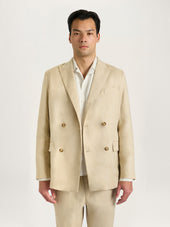 The Double Breasted Blazer Linen