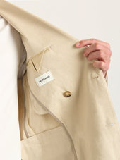 The Double Breasted Blazer Linen