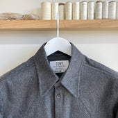 Deadstock Cashmere Sawtooth Western Shirt