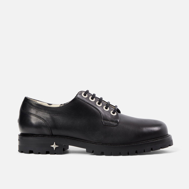 Lennon Black Derby - Men's