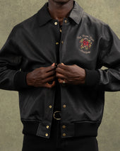 La Veste Cuir Slogan