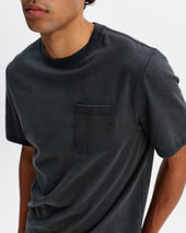 Dean Washed Compact Cotton Pocket T Shirt