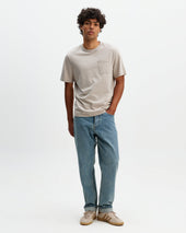Dean Washed Clay Compact Cotton Pocket T Shirt