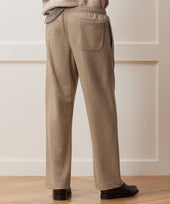 Relaxed Camel-Cashmere Lounge Pant
