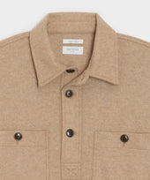 Camel-Cashmere Field Polo