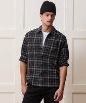 Italian Double-Brushed Flannel Shirt