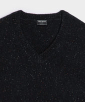 Donegal Cashmere V-Neck Sweater