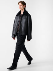 Del Leather Jacket In