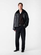 Del Leather Jacket In